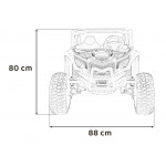 Elektrická Bugina - Buggy UTV-MX 2000N - ružová